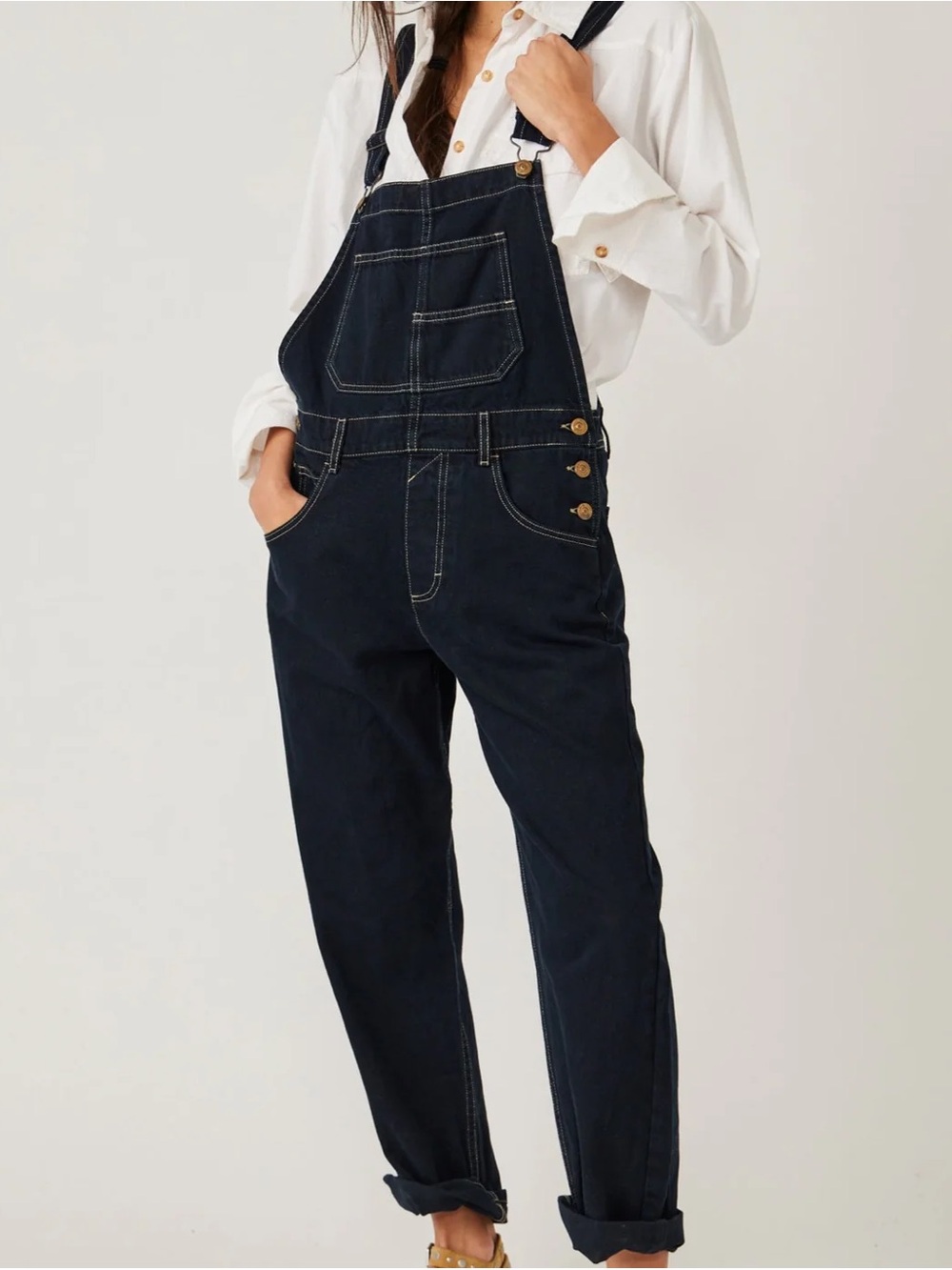 Free People WE THE FREE Ziggy overalls